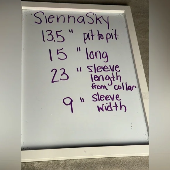 Sienna Sky Smocked Back Peasant Top Corset Style Coquette Neutral Pattern XS - Picture 6 of 6